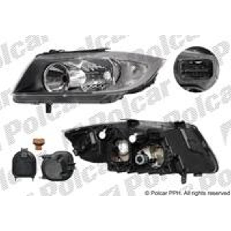 Hlavný reflektor - 204009-V - ľavý