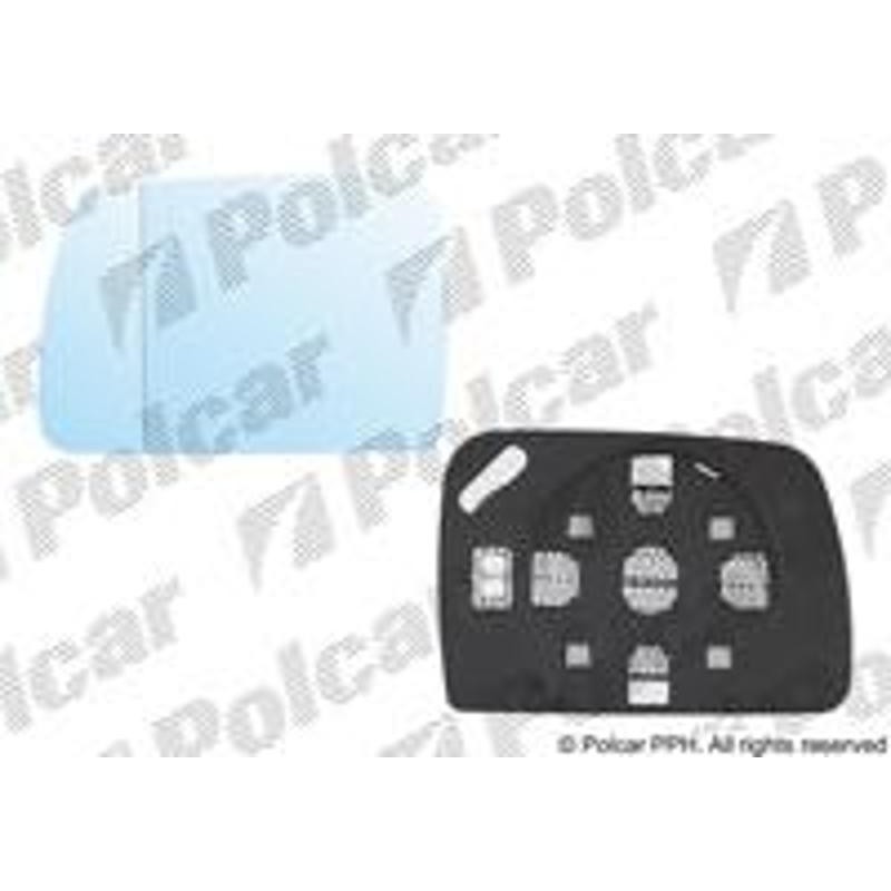 Sklo vonkajšieho zrkadla s držiakom - 2050545E - ľavý