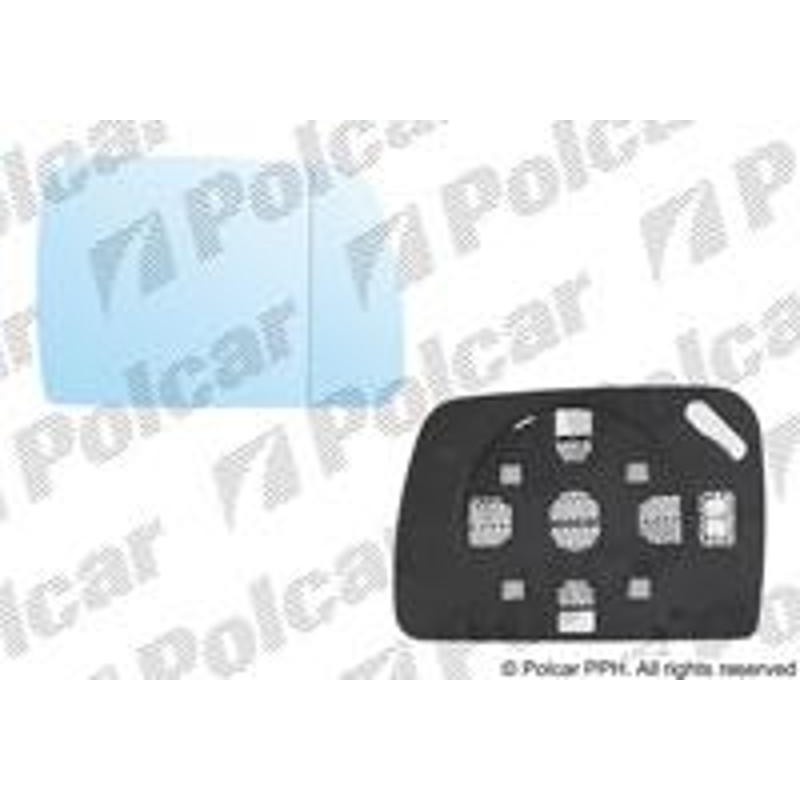 Sklo vonkajšieho zrkadla s držiakom - 2050555E - pravý