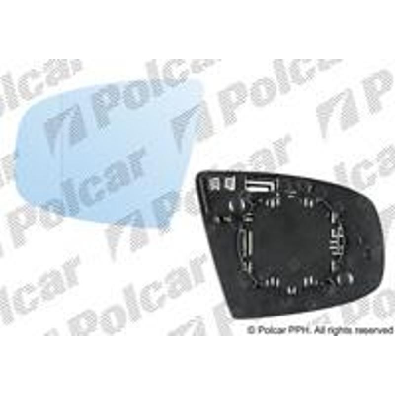 Sklo vonkajšieho zrkadla s držiakom - 2051554E - pravý