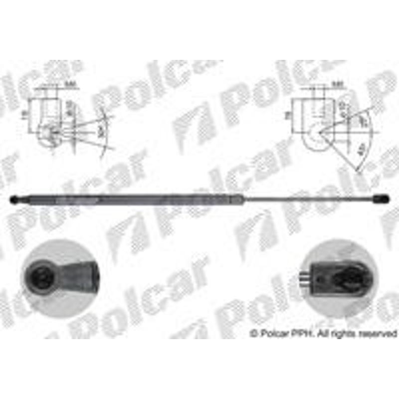 Plynová pružina - 2055AB - zadok