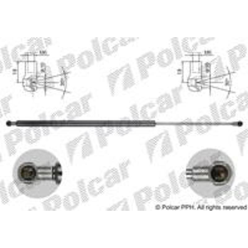 Plynová pružina - 2055ABD - zadok