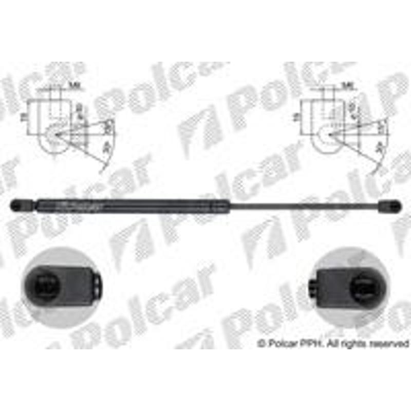 Plynová pružina - 2309AB - zadok