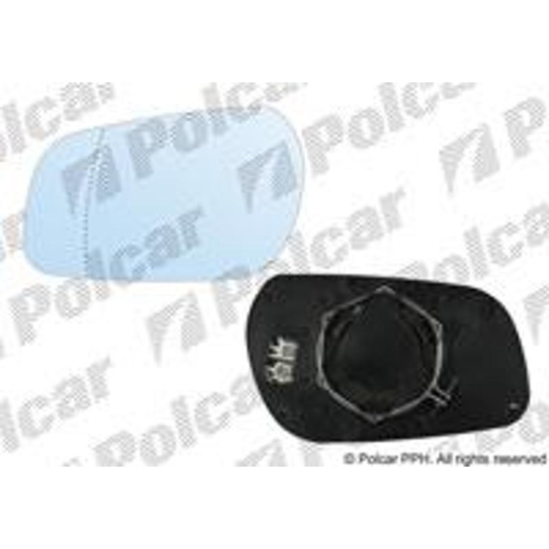 Sklo vonkajšieho zrkadla s držiakom - 2326546M - ľavý