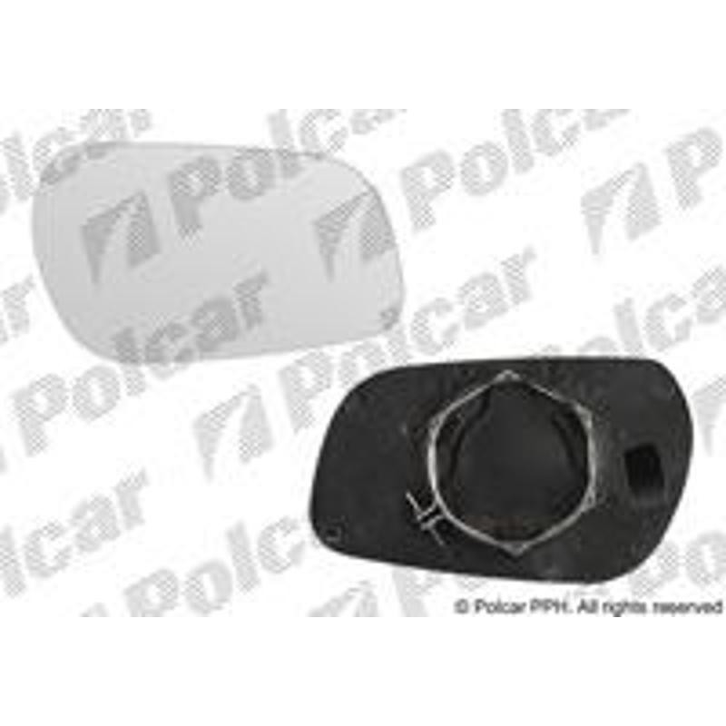 Sklo vonkajšieho zrkadla s držiakom - 2326555M - pravý