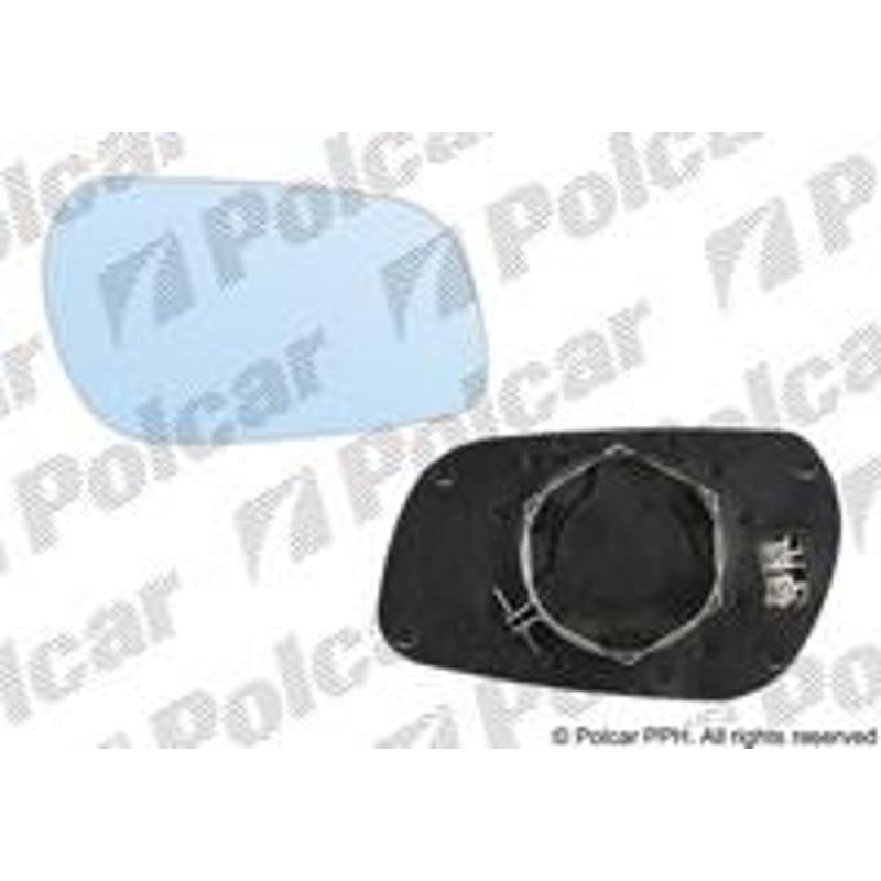 Sklo vonkajšieho zrkadla s držiakom - 2326556M - pravý