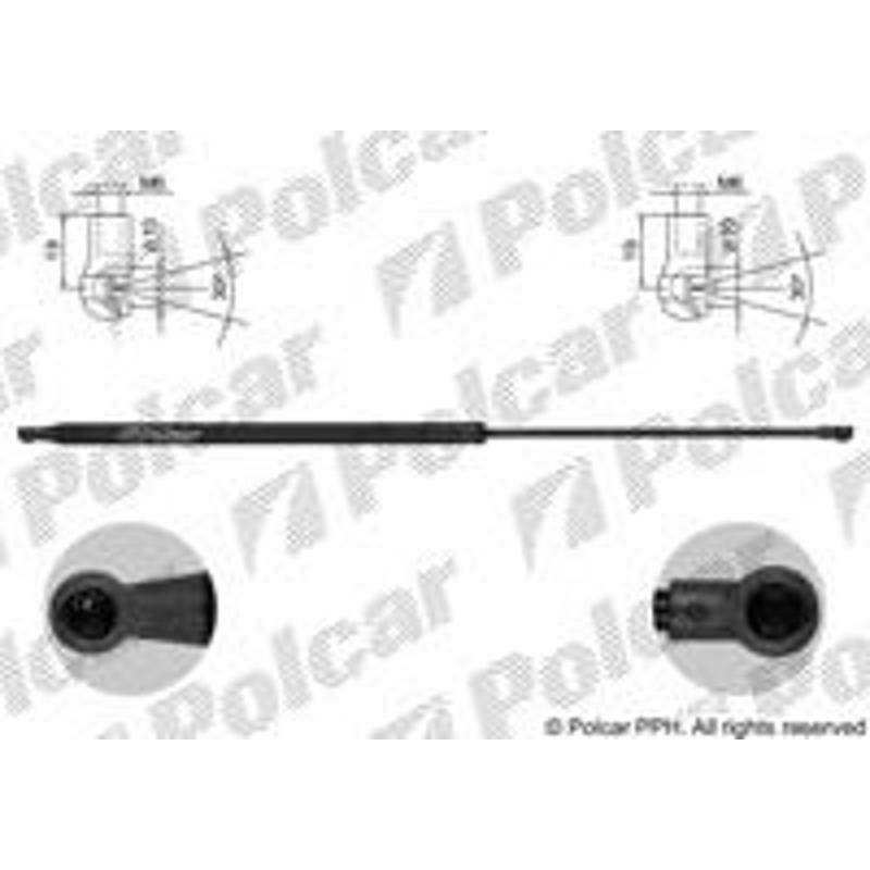 Plynová pružina - 2326AB1 - zadok