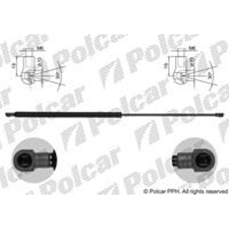 Plynová pružina - 2327ABD - zadok