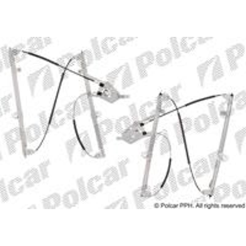 Mechanizmus stahovania okna el. bez motora - 2327PSG1 - predok