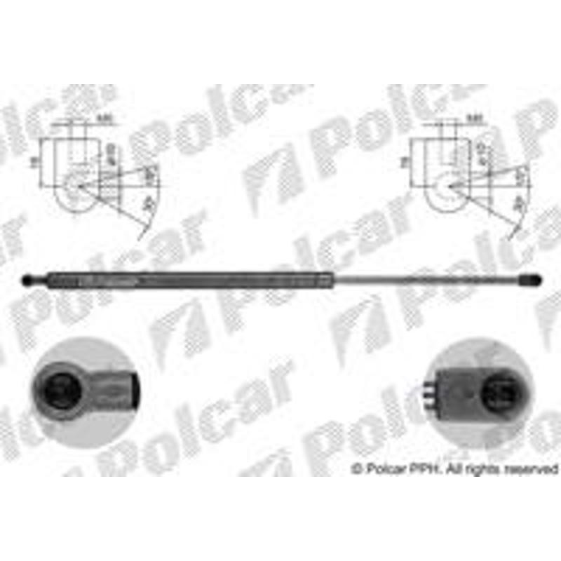 Plynová pružina - 2352AB1 - zadok
