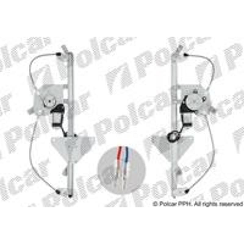 Ektrický mechanizmus okna dverí - 2352PSE1 - predok
