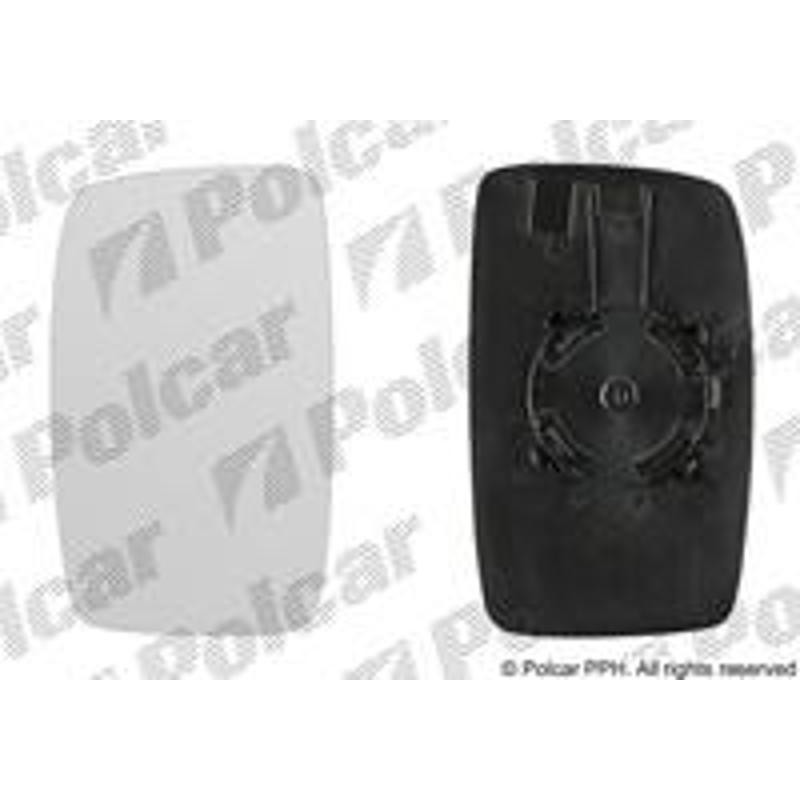 Sklo vonkajšieho zrkadla s držiakom - 2396543M - ľavý