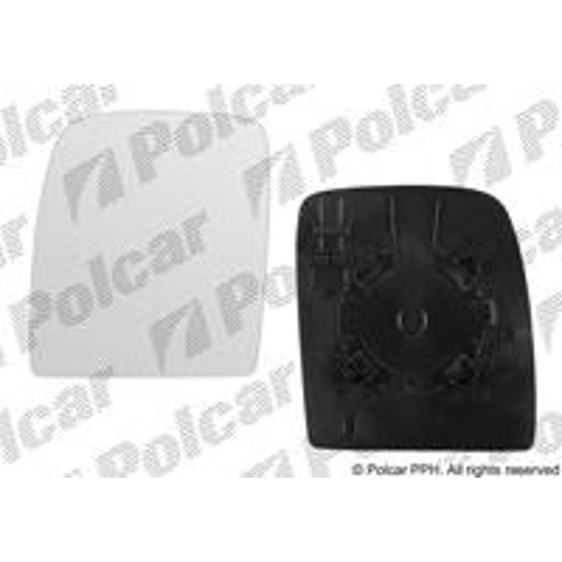 Sklo vonkajšieho zrkadla s držiakom - 2396545M - ľavý