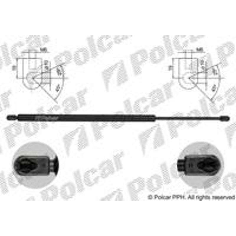 Plynová pružina - 2422AB - zadok