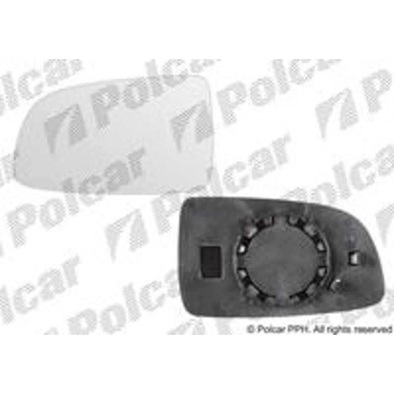 Sklo vonkajšieho zrkadla s držiakom - 2504543E - ľavý