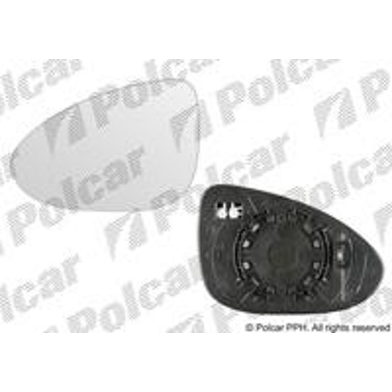 Sklo vonkajšieho zrkadla s držiakom - 25B1555M - pravý