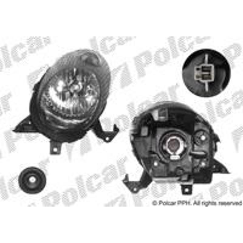 Hlavný reflektor - 2707092E - ľavý