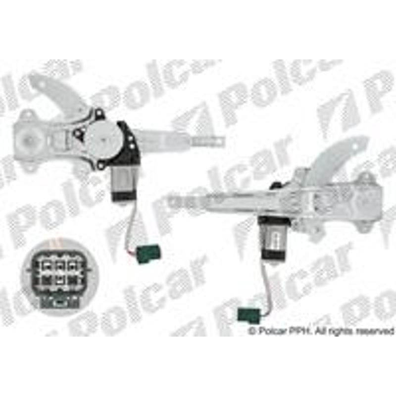 Ektrický mechanizmus okna dverí - 2713PSE3 - zadok