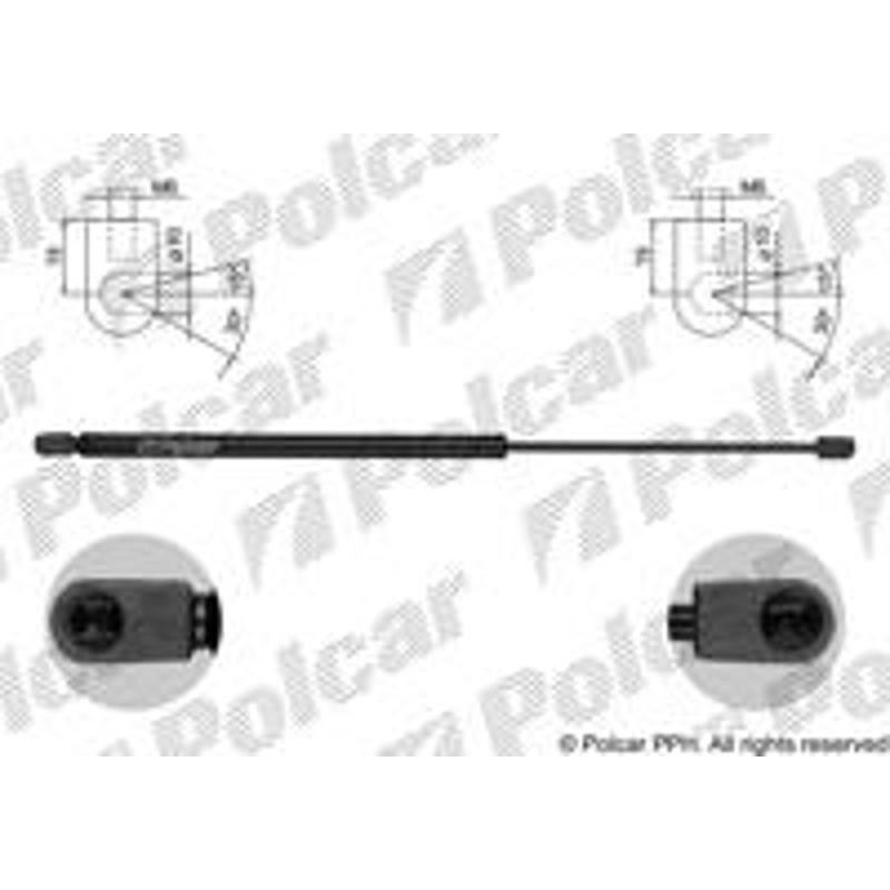 Plynová pružina - 2728AB1 - zadok