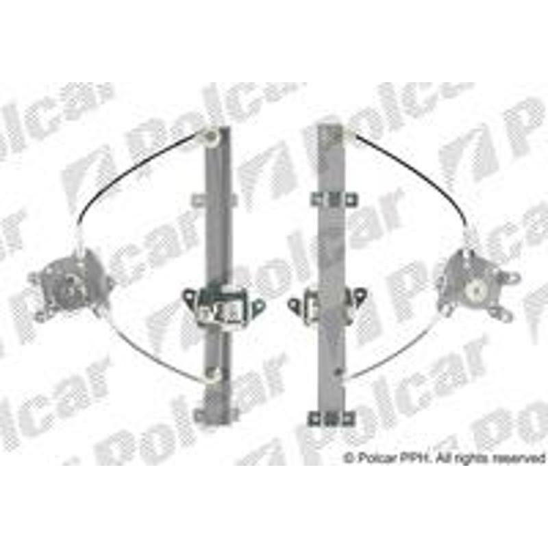 Mechanizmus stahovania okna el. bez motora - 2728PSG4 - zadok