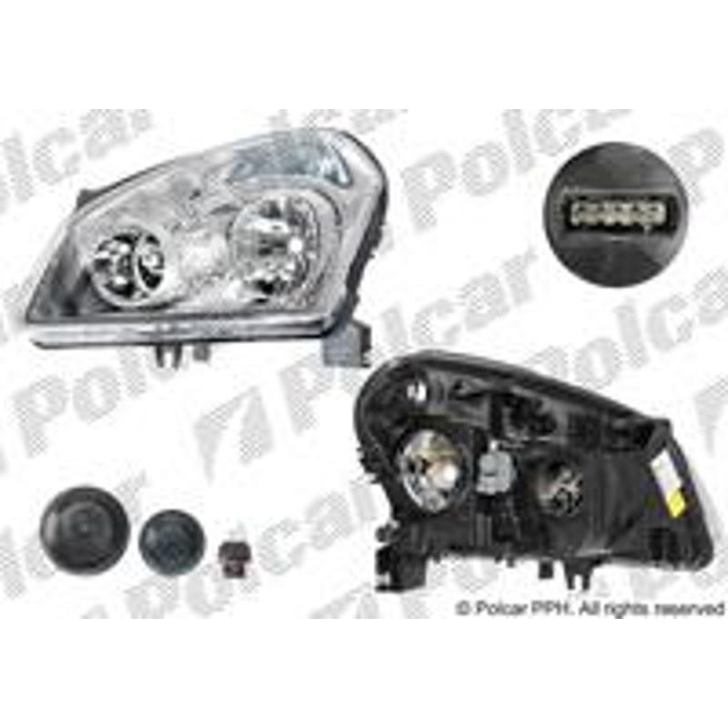 Hlavný reflektor - 275909-H - ľavý