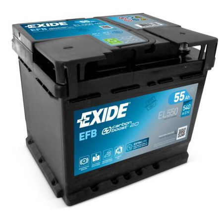 55Ah EFB Štartovacia batéria EXIDE EL550