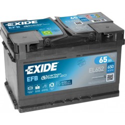 65Ah EFB Štartovacia batéria EXIDE EL652