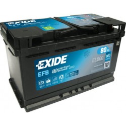 80Ah EFB Štartovacia batéria EXIDE EL800
