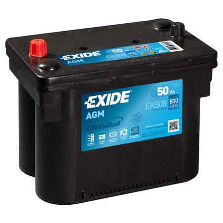 50Ah AGM Štartovacia batéria EXIDE EK508