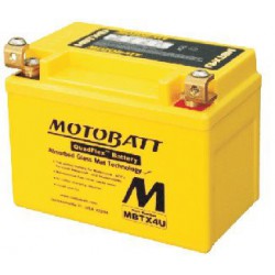 MotoBatt motobatéria 12V/ 4,7Ah (P) MBTX4U

