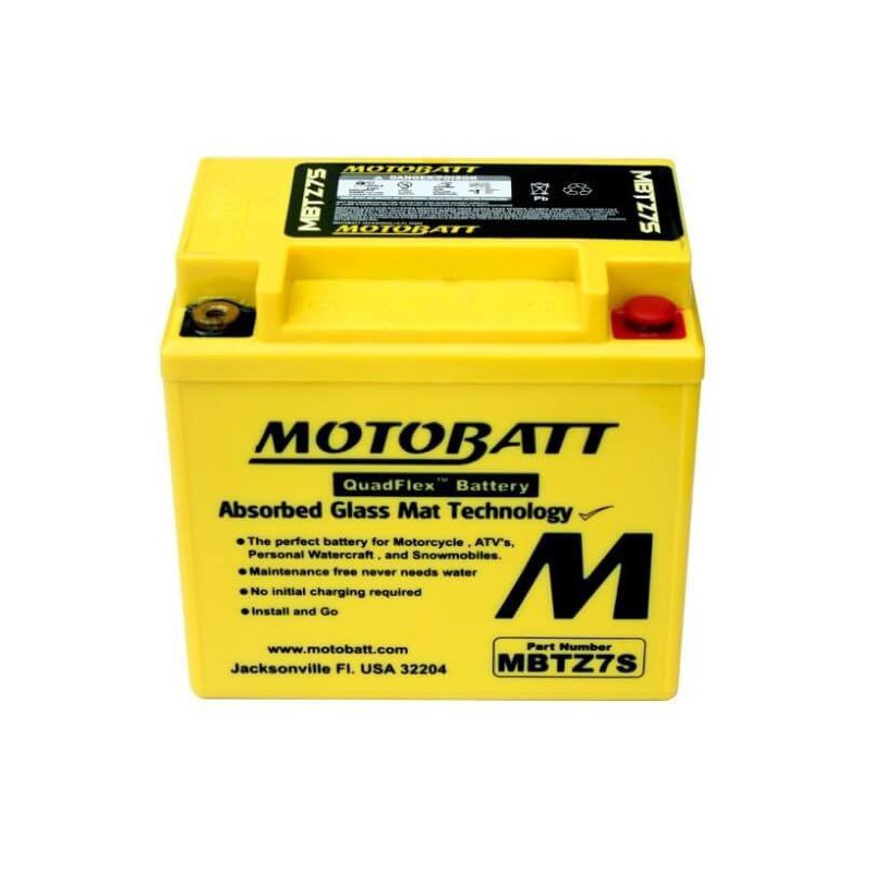 MotoBatt motobatéria 12V/ 6,5Ah (P) MBTZ7S