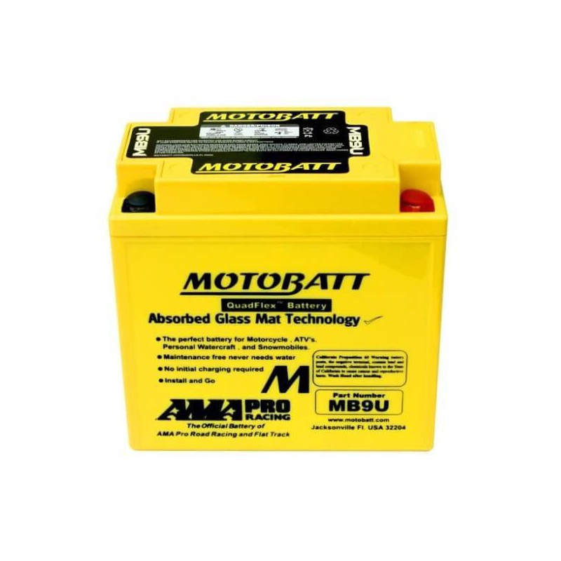 MotoBatt motobatéria 12V/ 11Ah (P+L) MB9U