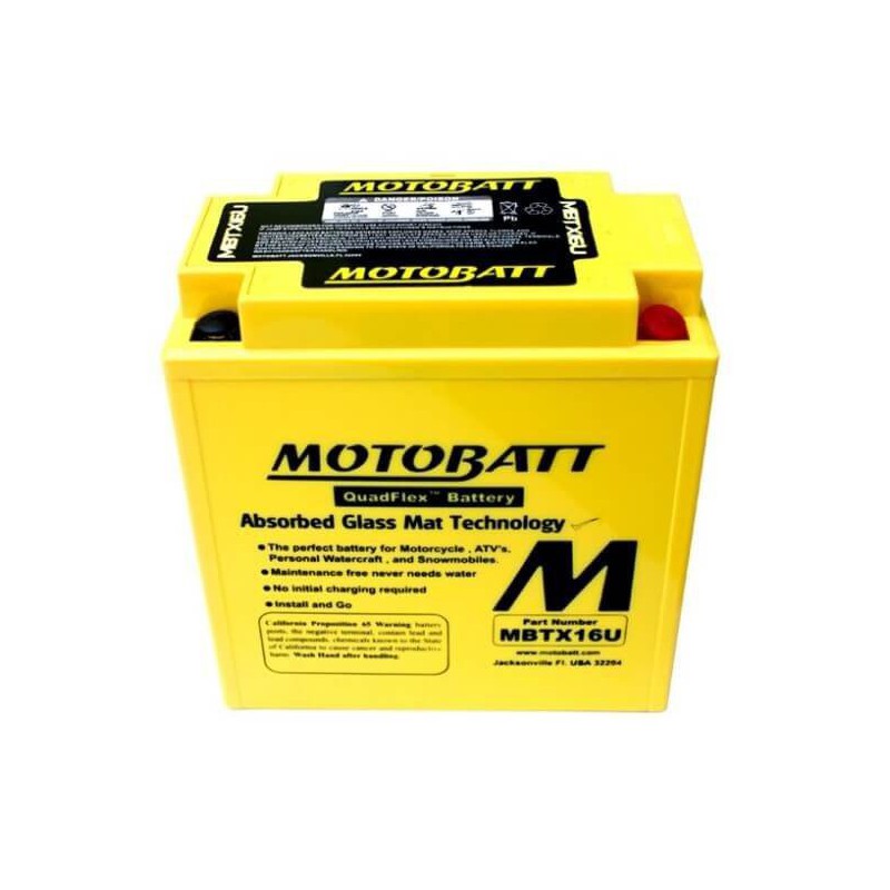 MotoBatt motobatéria 12V/ 19Ah (P+L) MBTX16U