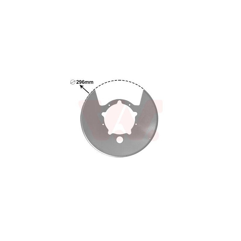 prachový štít predneho brzdového kotouče strana Lava aj Prava -1kus - 2815375 - 326670