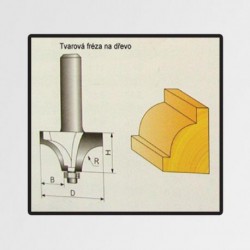 Trebor Fréza tvarová do dreva 28,6x7,96x9,8mm P70905