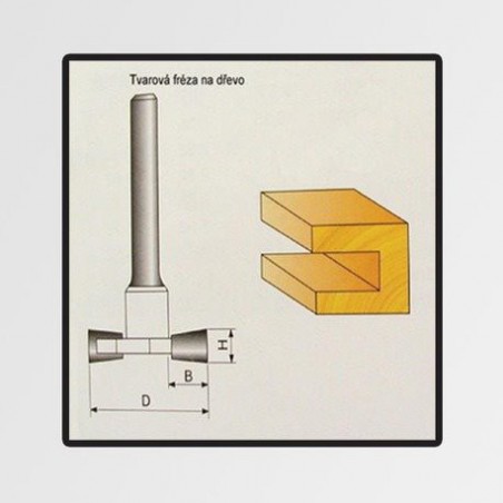 Trebor Fréza tvarová do dreva 32x10x9,4mm P70806