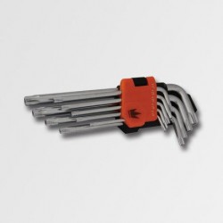 RICHMANN Kľúče torx s otvorom T10-T50 9 dielov PC6613