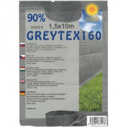 Trebor Sieť tieniaca Greytex 2x10m sivá 28605