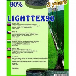 Trebor Sieť tieniaca Lighttex 1,5x10m zelená 28504