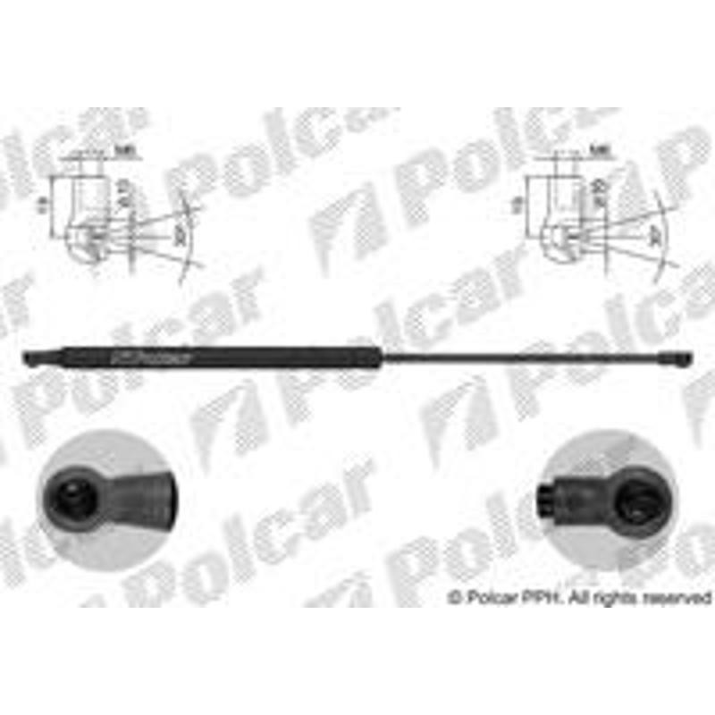 Plynová pružina - 3005AB1 - zadok