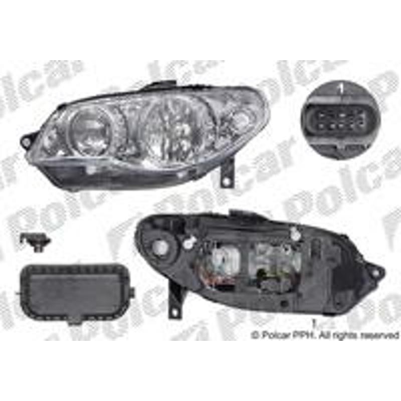 Hlavný reflektor - 3007100E - pravý