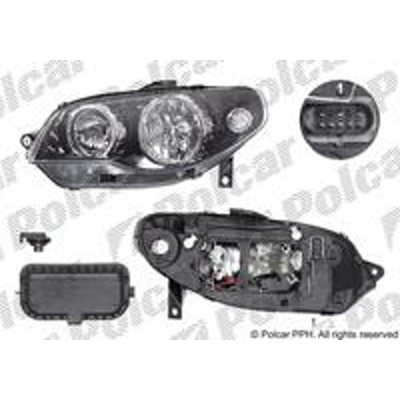 Hlavný reflektor - 3007102E - pravý