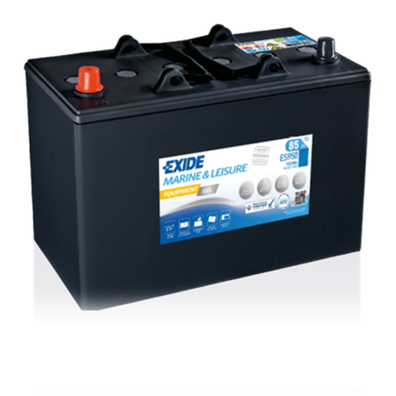 EXIDE EQUIPMENT GEL 85Ahautobatéria 12V, 460A , ES950