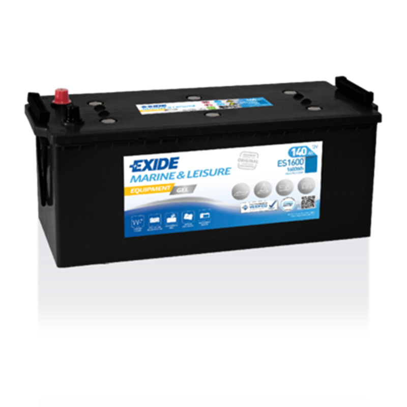 EXIDE EQUIPMENT GEL 140Ahautobatéria 12V, 900A , ES1600