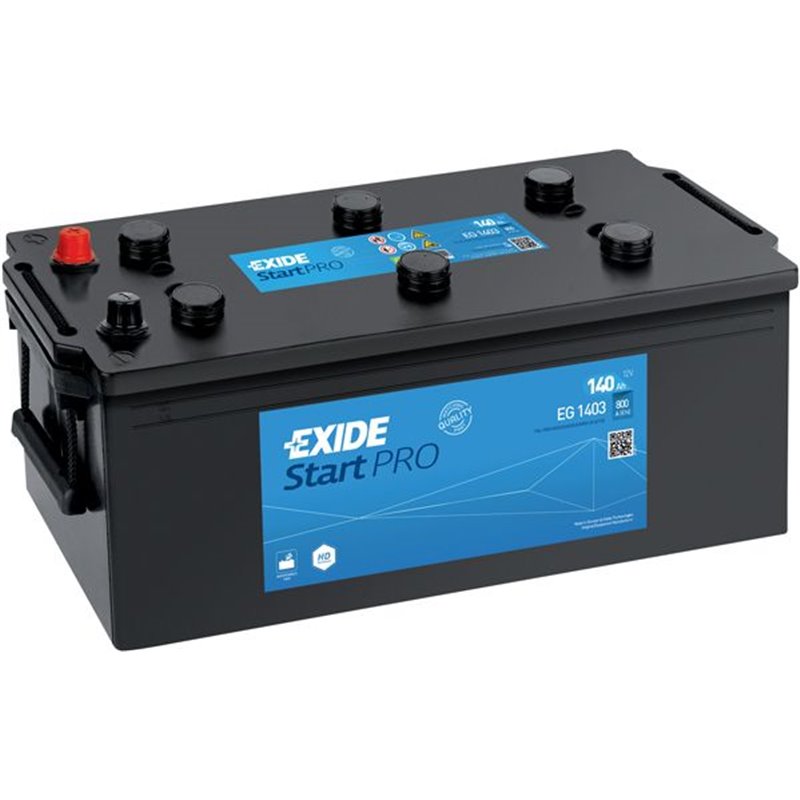 EXIDE StartPRO autobatéria 12V , 140Ah , 800A , EG1403