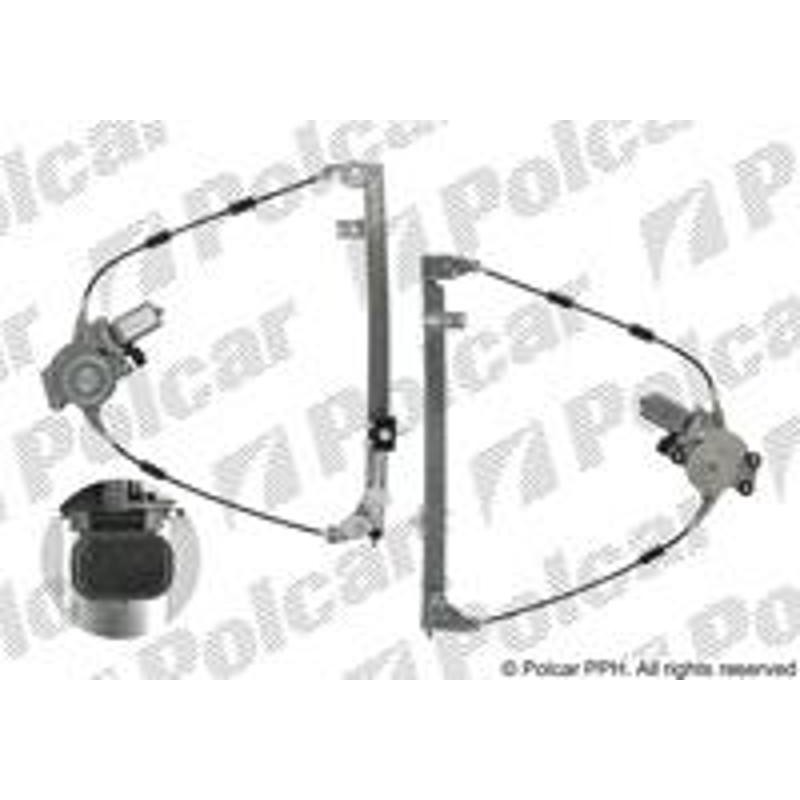 Ektrický mechanizmus okna dverí - 3017PSE2 - predok