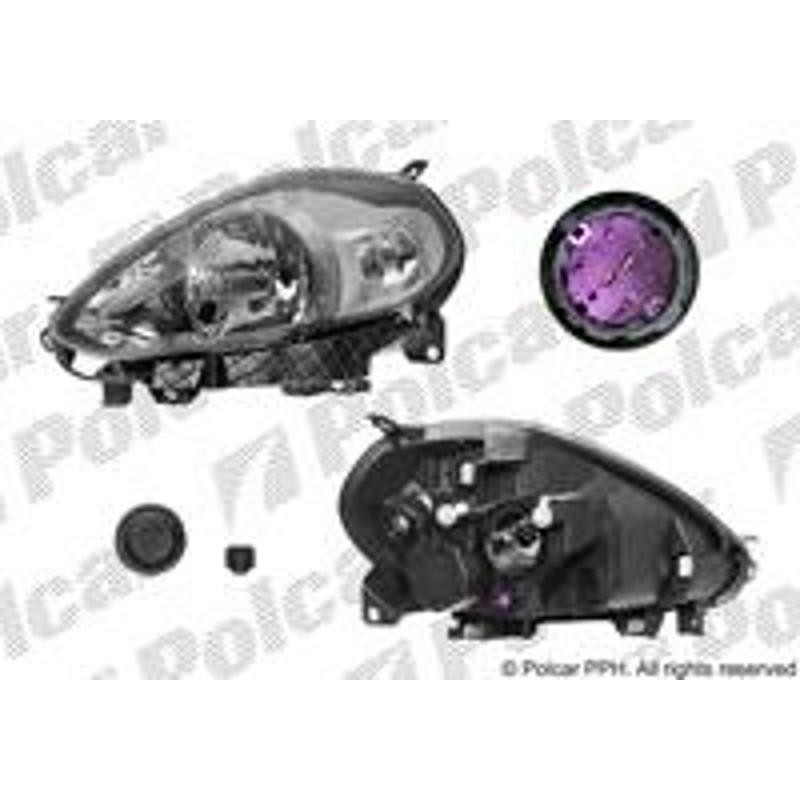 Hlavný reflektor - 303610-V - pravý