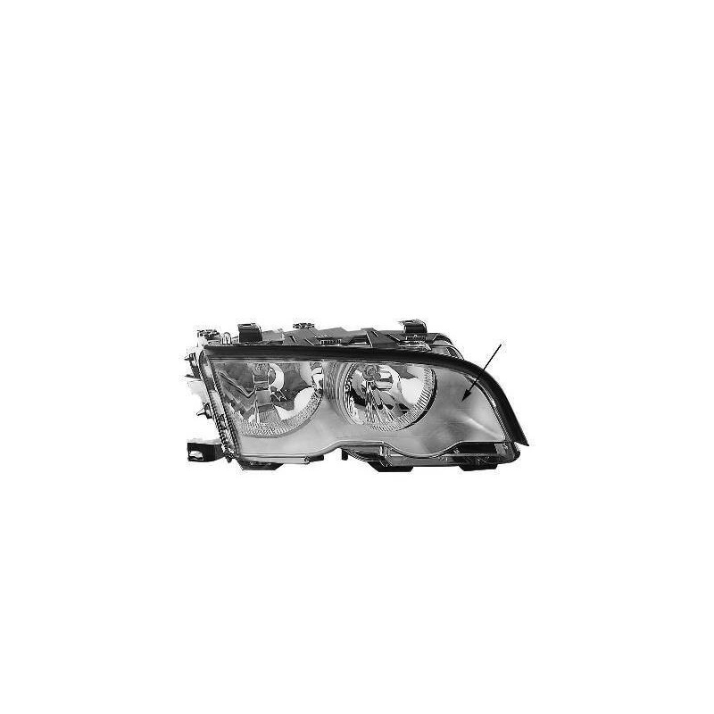 Predné svetlo H7+H7 (el. ovládané + motorček ) chrom. ZKW P - 0646962Z - 30977