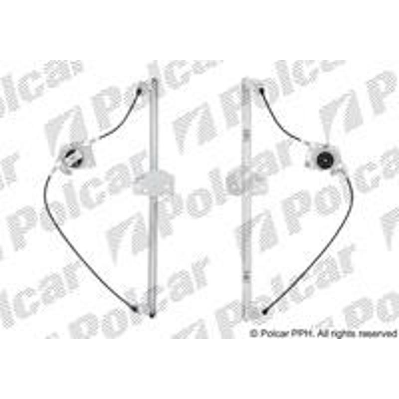 Mechanizmus stahovania okna el. bez motora - 3052PSG1 - predok