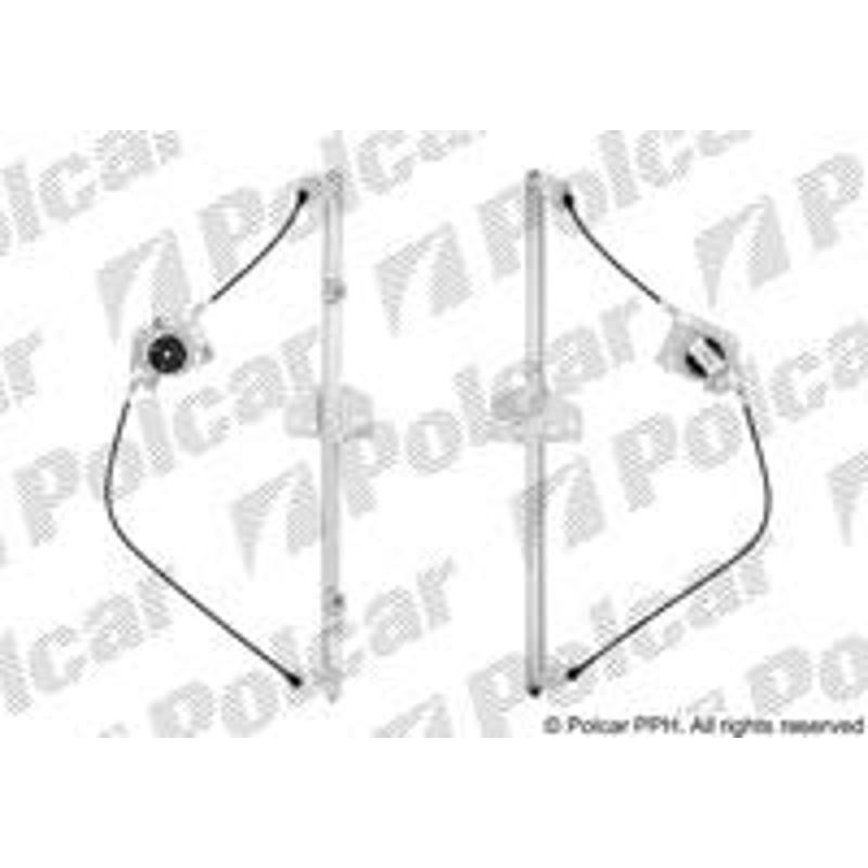 Mechanizmus stahovania okna el. bez motora - 3052PSG2 - predok